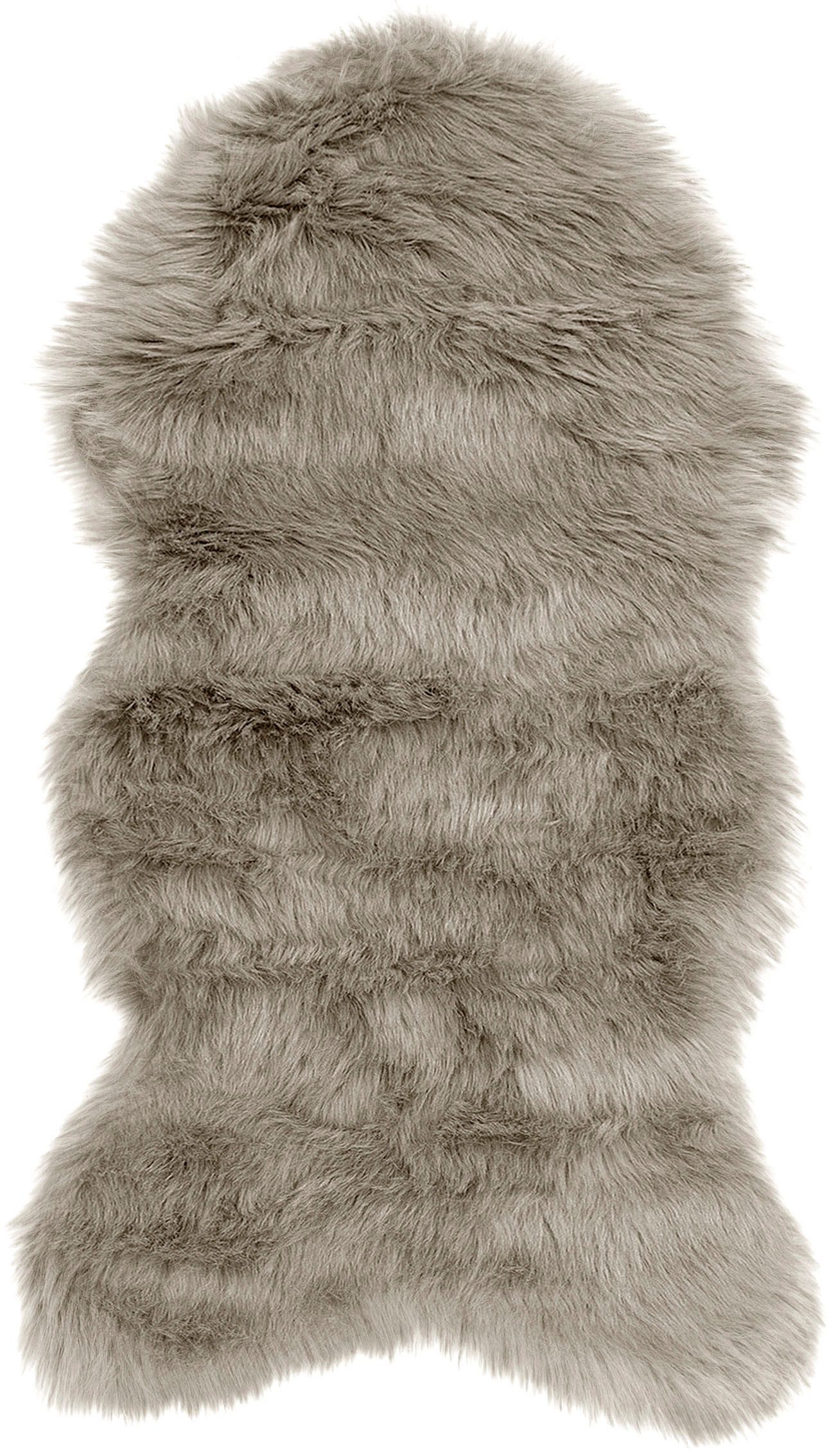 my home Hochflor-Teppich Valeria Fellteppich kuschelig, fellförmig, Höhe: 6 günstig online kaufen