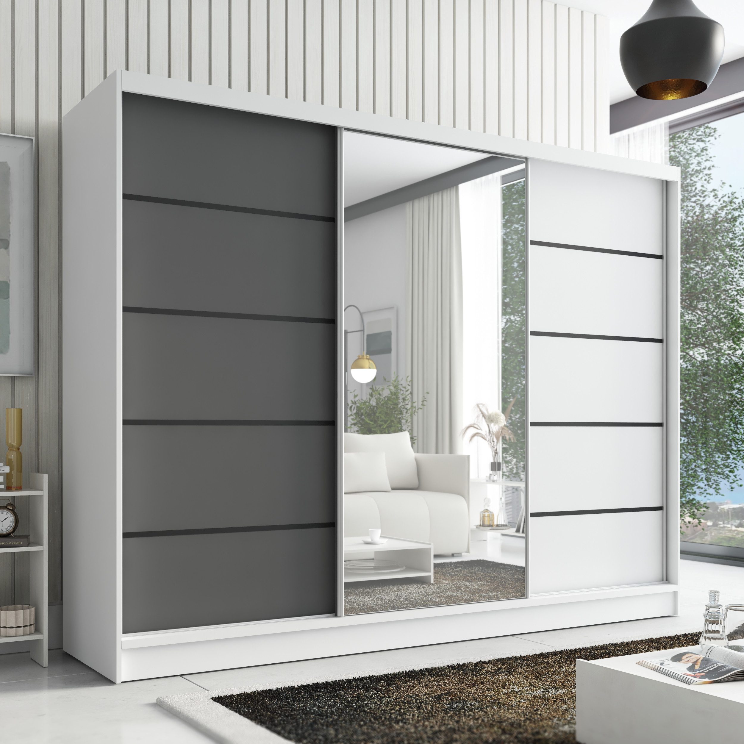 A&J MöbelLand GmbH Schwebetürenschrank AURELIA 2 günstig online kaufen