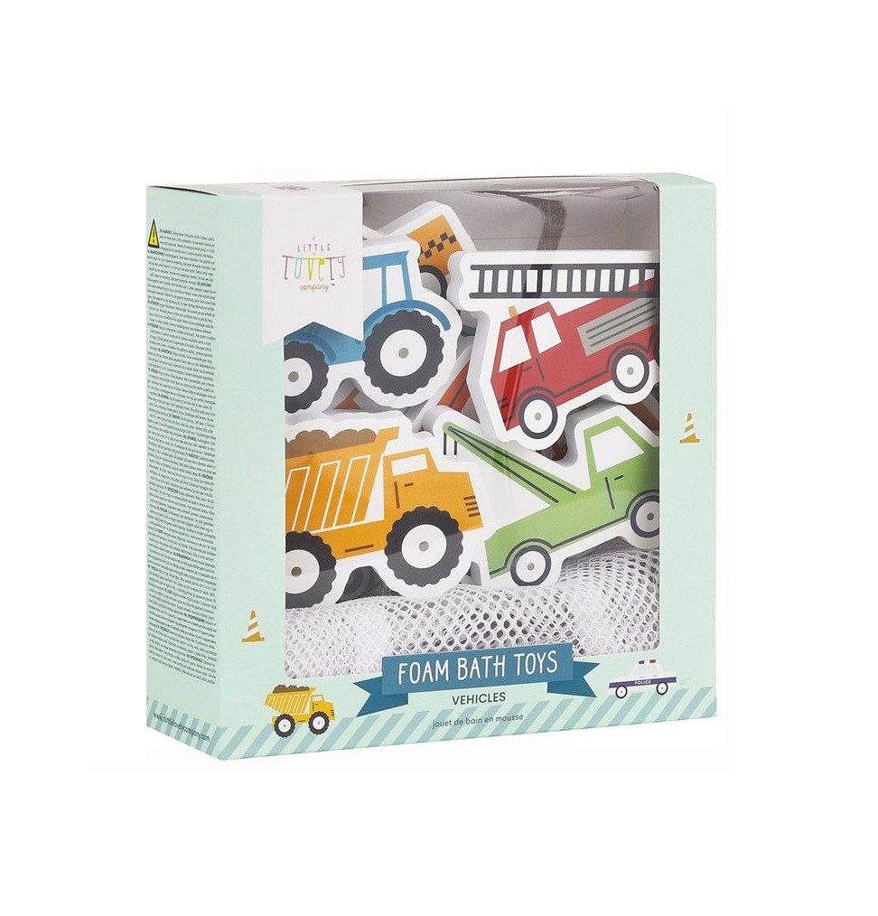 A Little Lovely Company Badespielzeug Schaumstoff Badetiere mit Badenetz zu günstig online kaufen