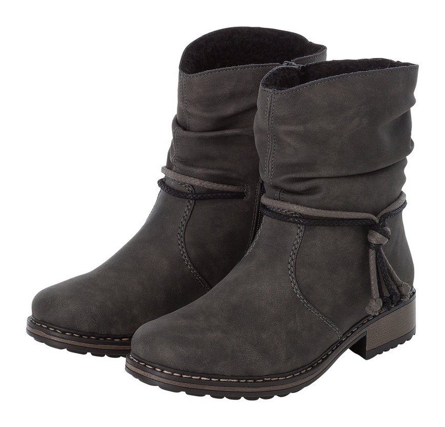 Rieker Winterstiefelette mit Zierbänder am slouchy günstig online kaufen