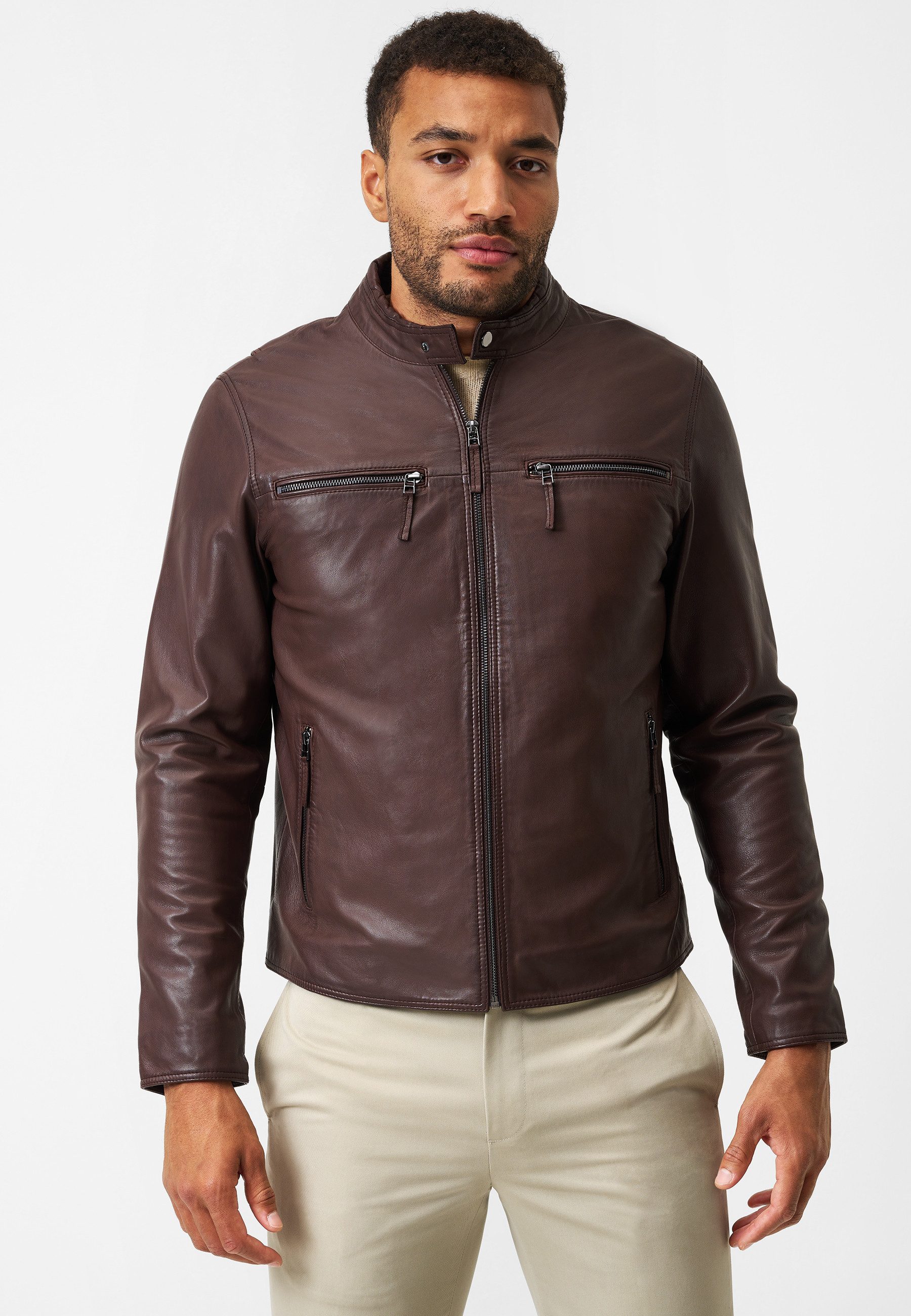 Lederjacke Traveller
