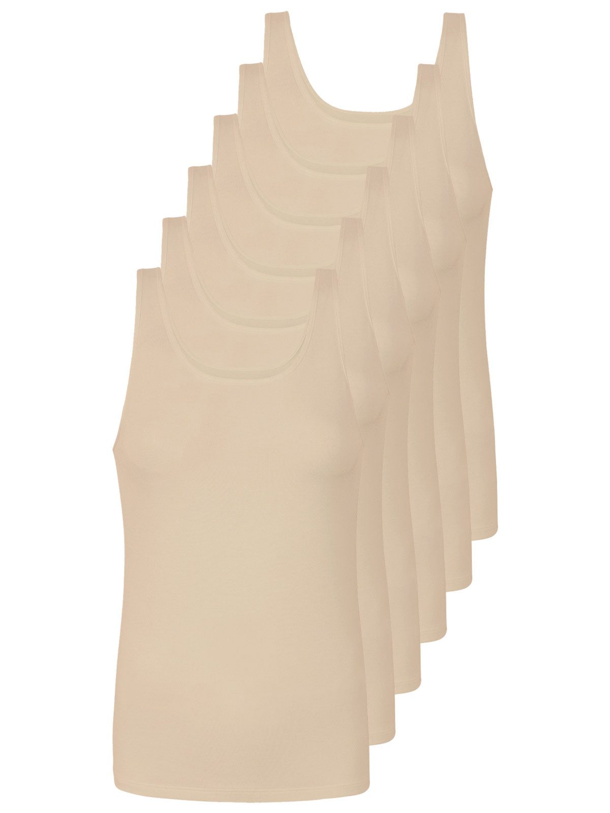 Achseltop 6er Pack Damen Achseltop Baumwolle