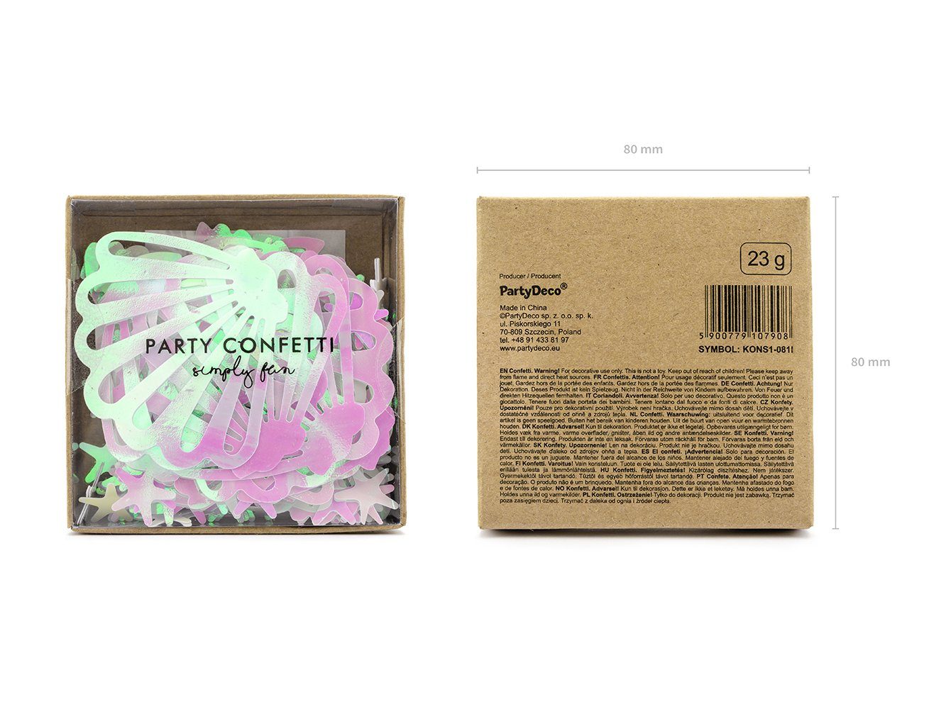 partydeco Streudeko, Konfetti Meerestiere 1,5 bis günstig online kaufen