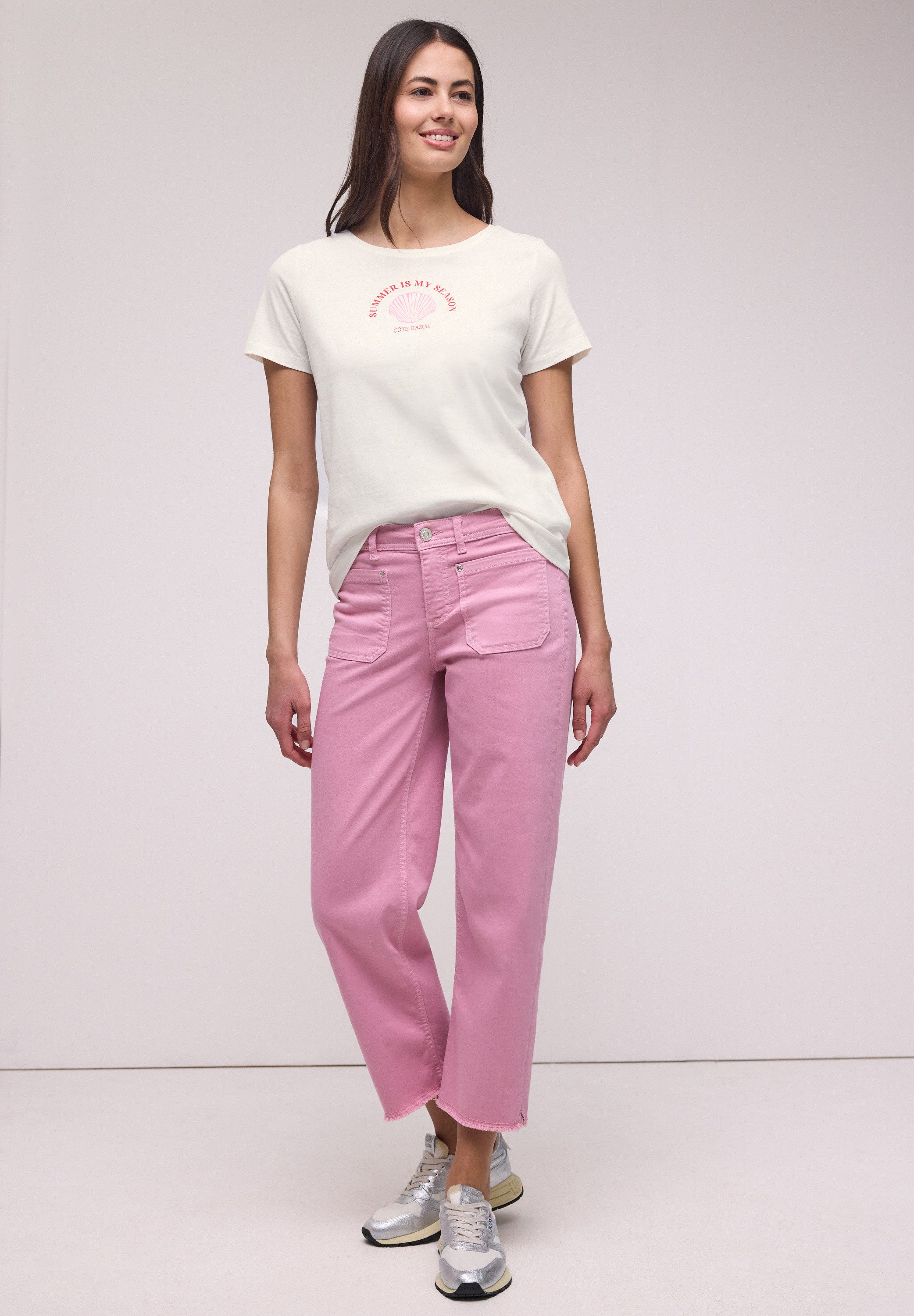 STREET ONE T-Shirt aus reiner Baumwolle – Bild 3 von 5