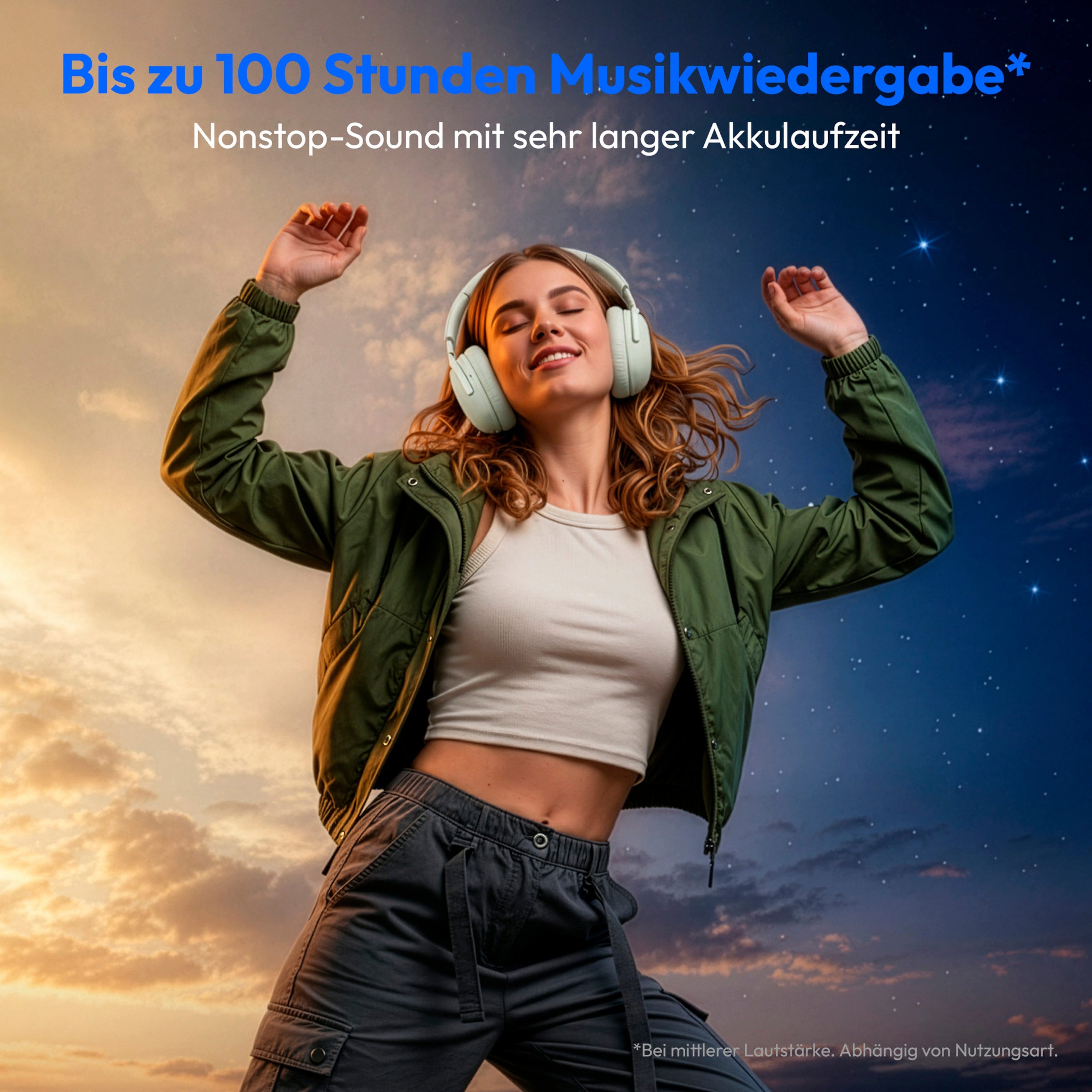 Medion® LIFE HX-1 Plus Over Ear-Kopfhörer (MD43771) Kopfhörer (An/Aus Anzeige, Austauschbare Ohrpolster, AUX-Eingang, Bluetooth, Drahtlos, Drehbare Ohrmuscheln, Integrierte Akku, LED-Beleuchtung, Spritzwasserschutz, USB-Ladefunktion, via Wiedergabegerät, A2DP, AVRCP, HSP, HFP, 100 Std. Akku,Noise Cancelling,Bluetooth 6.0,IPX4 Spritzwasserschutz)