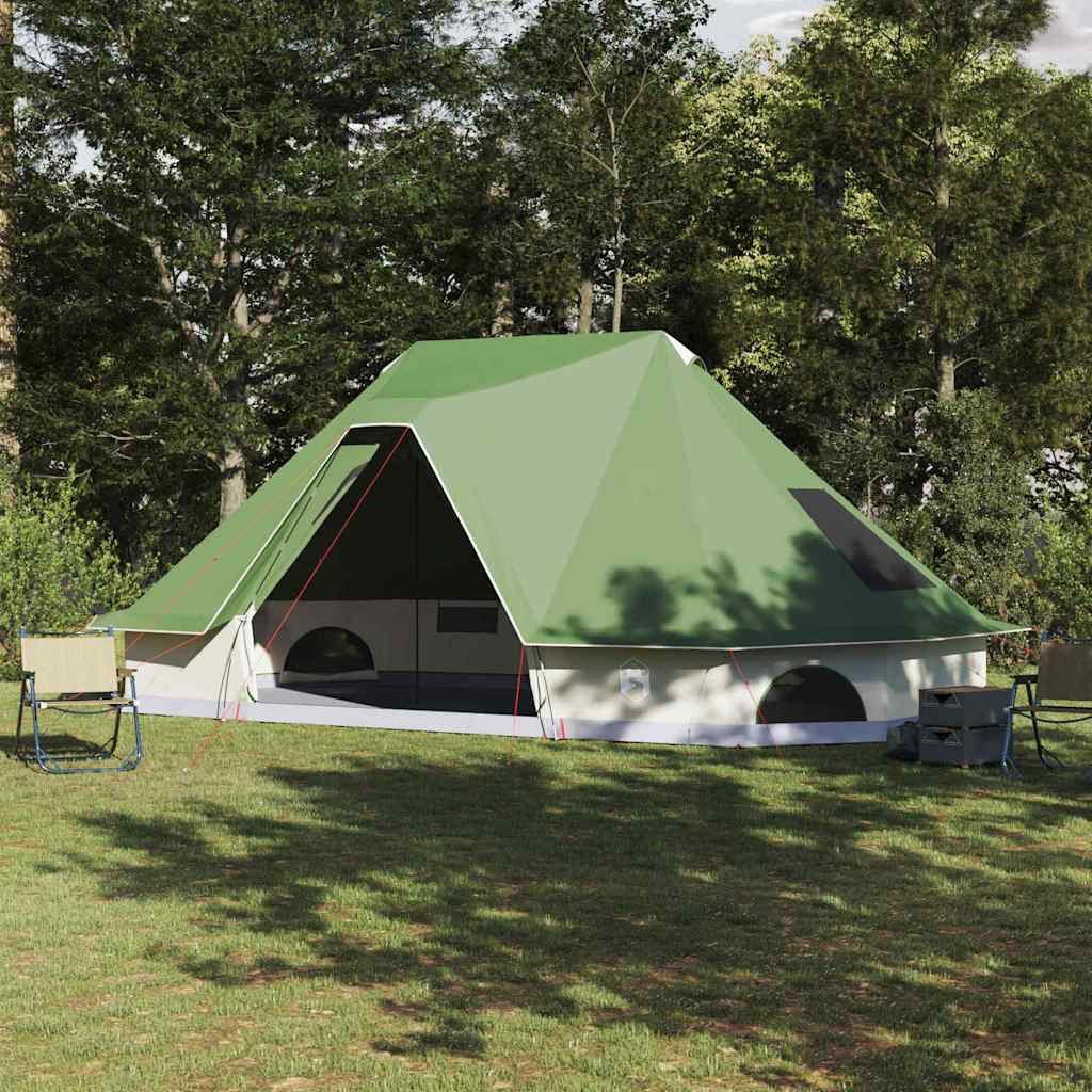 furnicato Faltzelt Familien-Tipi-Zelt 680x430x270 cm Grün - Robust und Geräumig, (1 tlg)