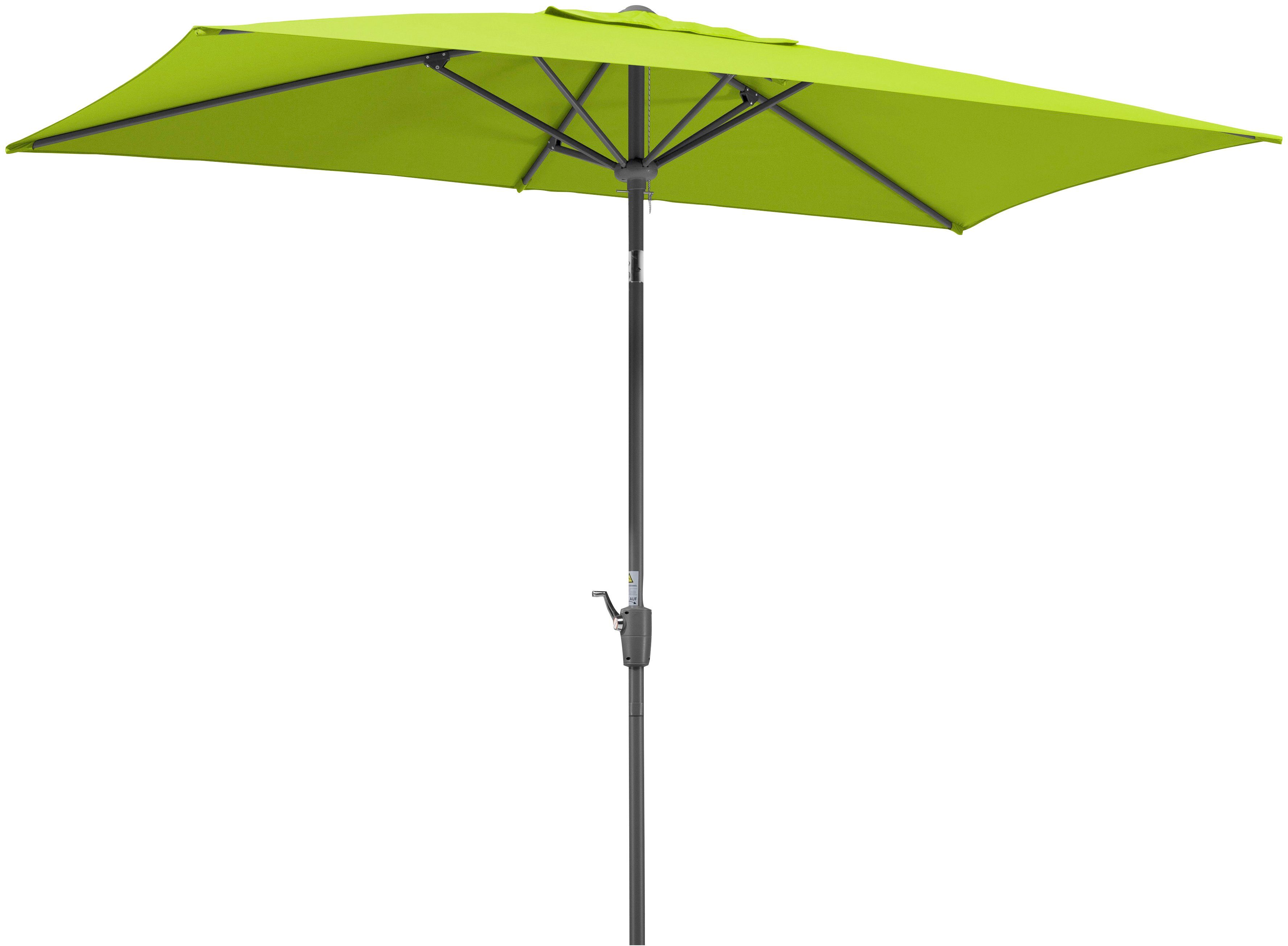 Schneider Balkonschirme 270 cmx 150 cm Apfelgrün mit Knickfunktion günstig online kaufen