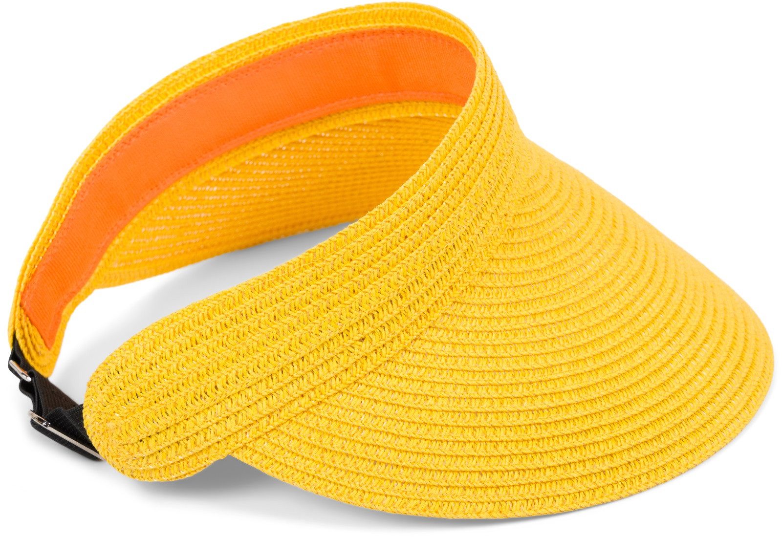 styleBREAKER Visor Papierstroh Visor Cap Einfarbig (1-St)