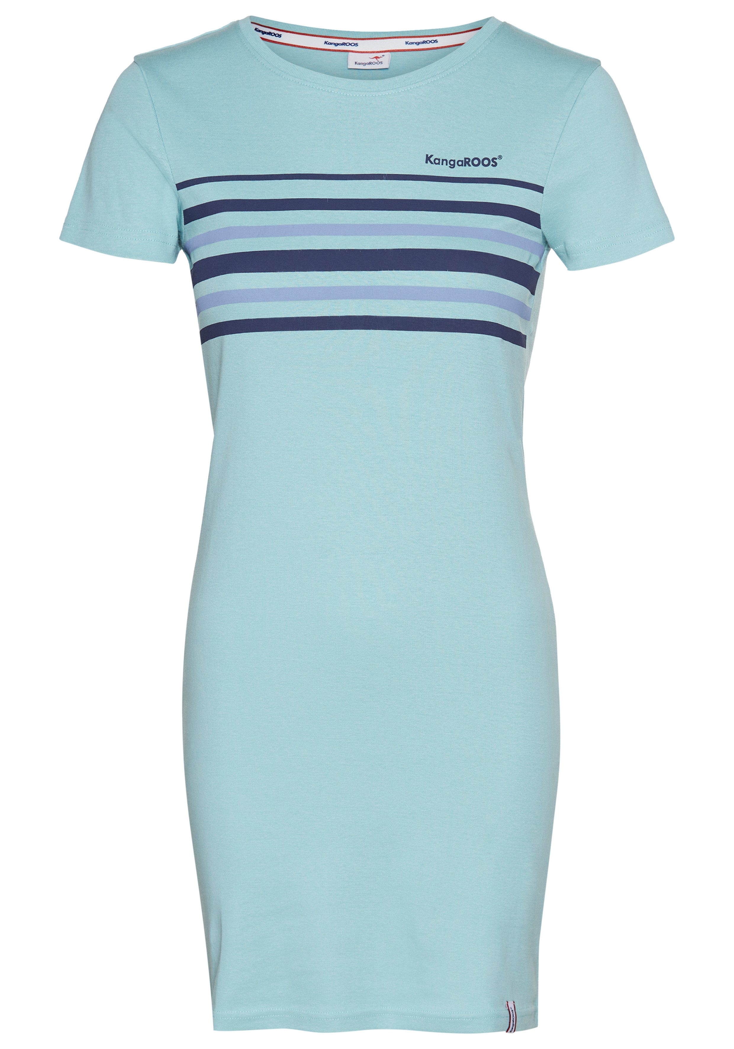 KangaROOS Jerseykleid mit Rundhals und Halbarm