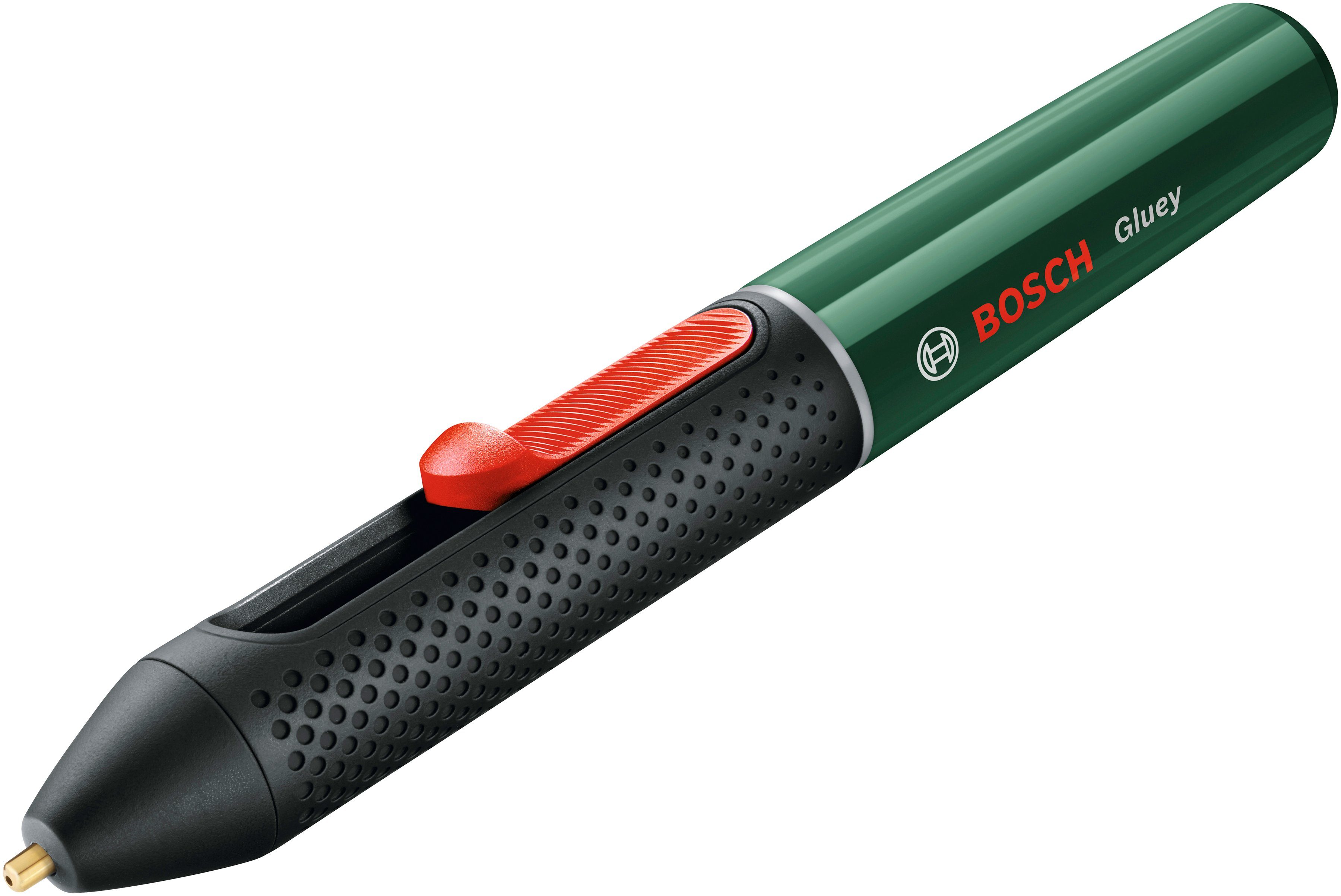 Bosch Home & Garden Heißklebestift Gluey, pink, (USB-Ladegerät & -Kabel, 2x1,2 V HR06 (AA) Akkus), inkl. 20 Mini-Klebesticks in vielen Farben