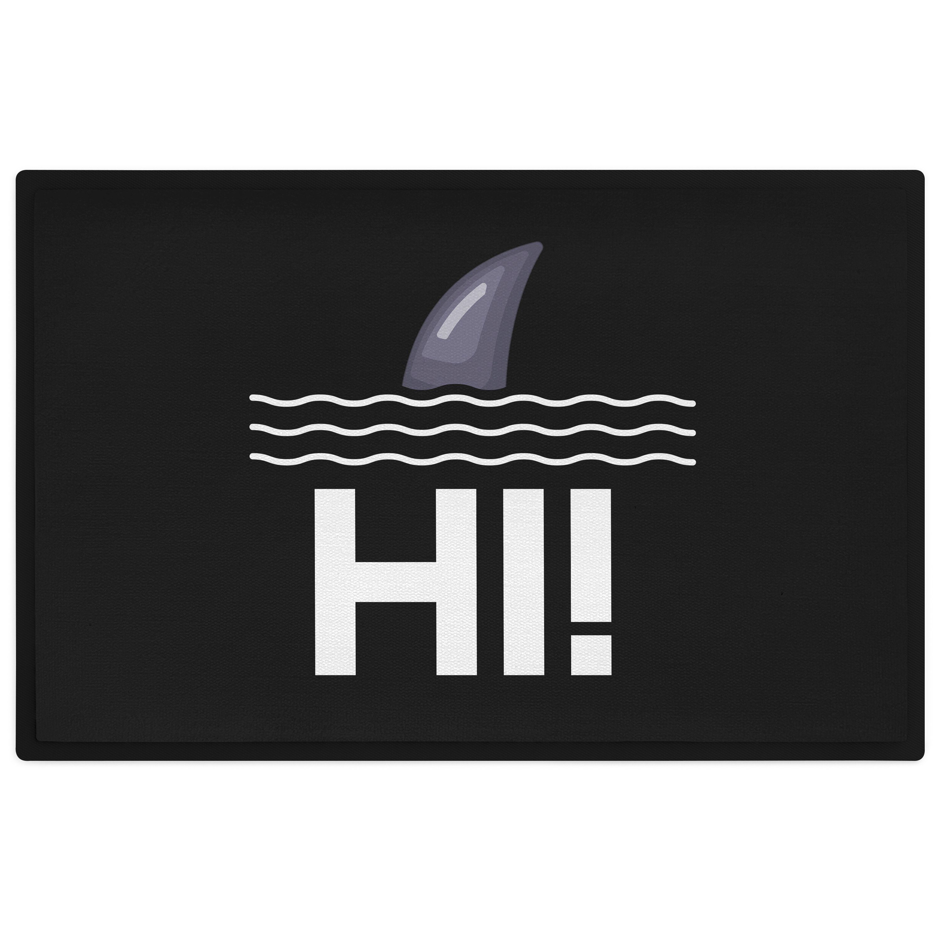 Trendation Fußmatte Hi Fußmatte Haifisch Geschenk Lustiger Fußabtreter Auße günstig online kaufen