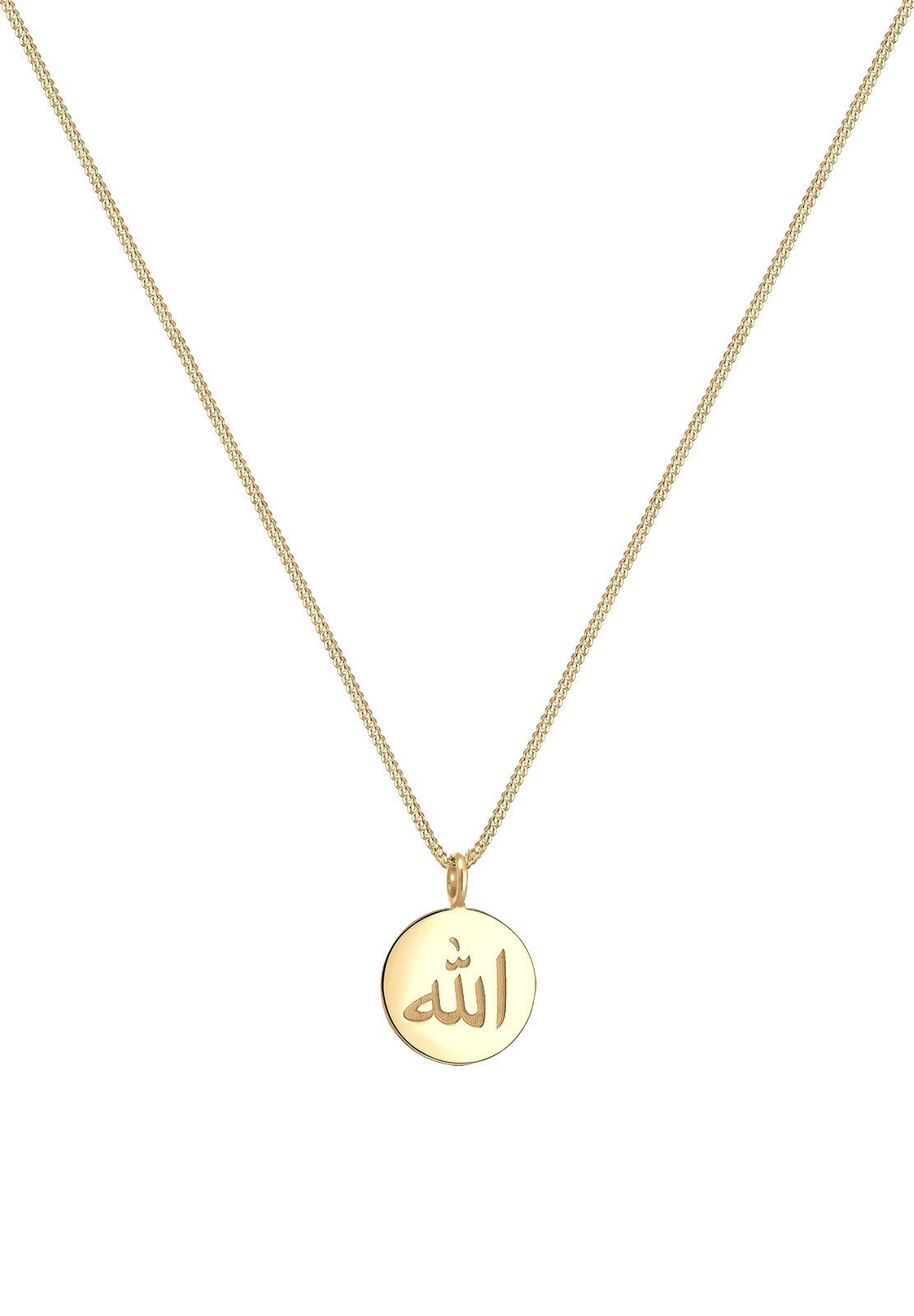 Elli Kette mit Anhänger Schriftzeichen Allahu Akbar 925 Sterling Silber günstig online kaufen