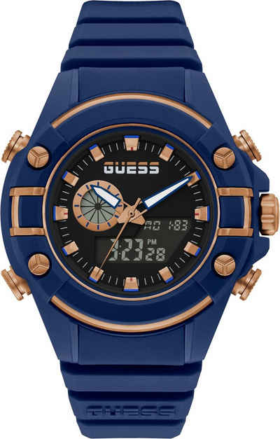 Guess Digitaluhr G FORCE, GW0269G2, Armbanduhr, Quarzuhr, Herrenuhr