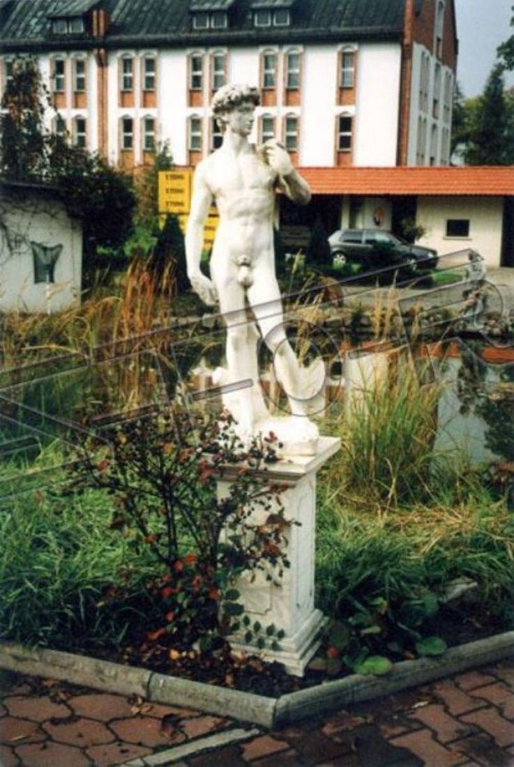 JVmoebel Garten Statuen 178 Skulpturen Design Figur Skulptur 120cm Skulptur Adam