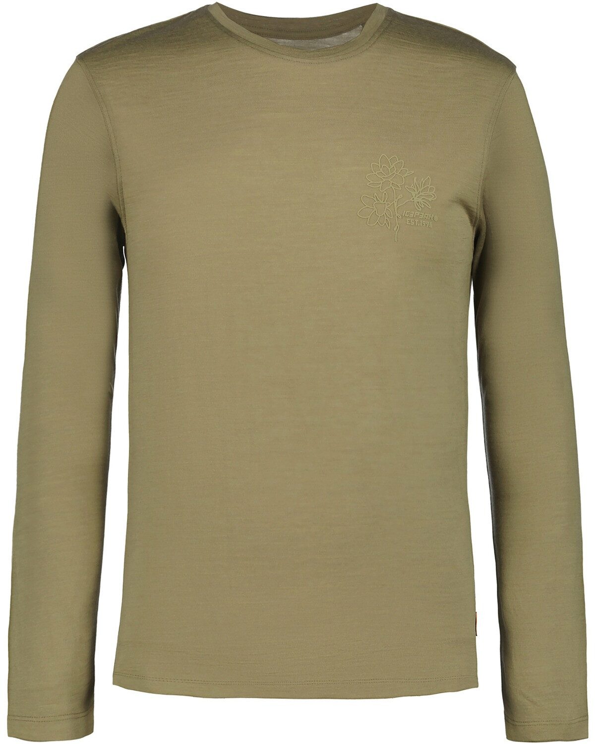 Icepeak Langarmshirt Langarmshirt Merino Gruver