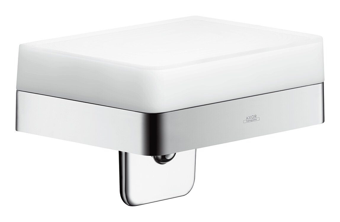 hansgrohe Дозаторы мыла Axor Universal Softsquare, Universal abgerundet Lotionspender mit Ablage - Chrom