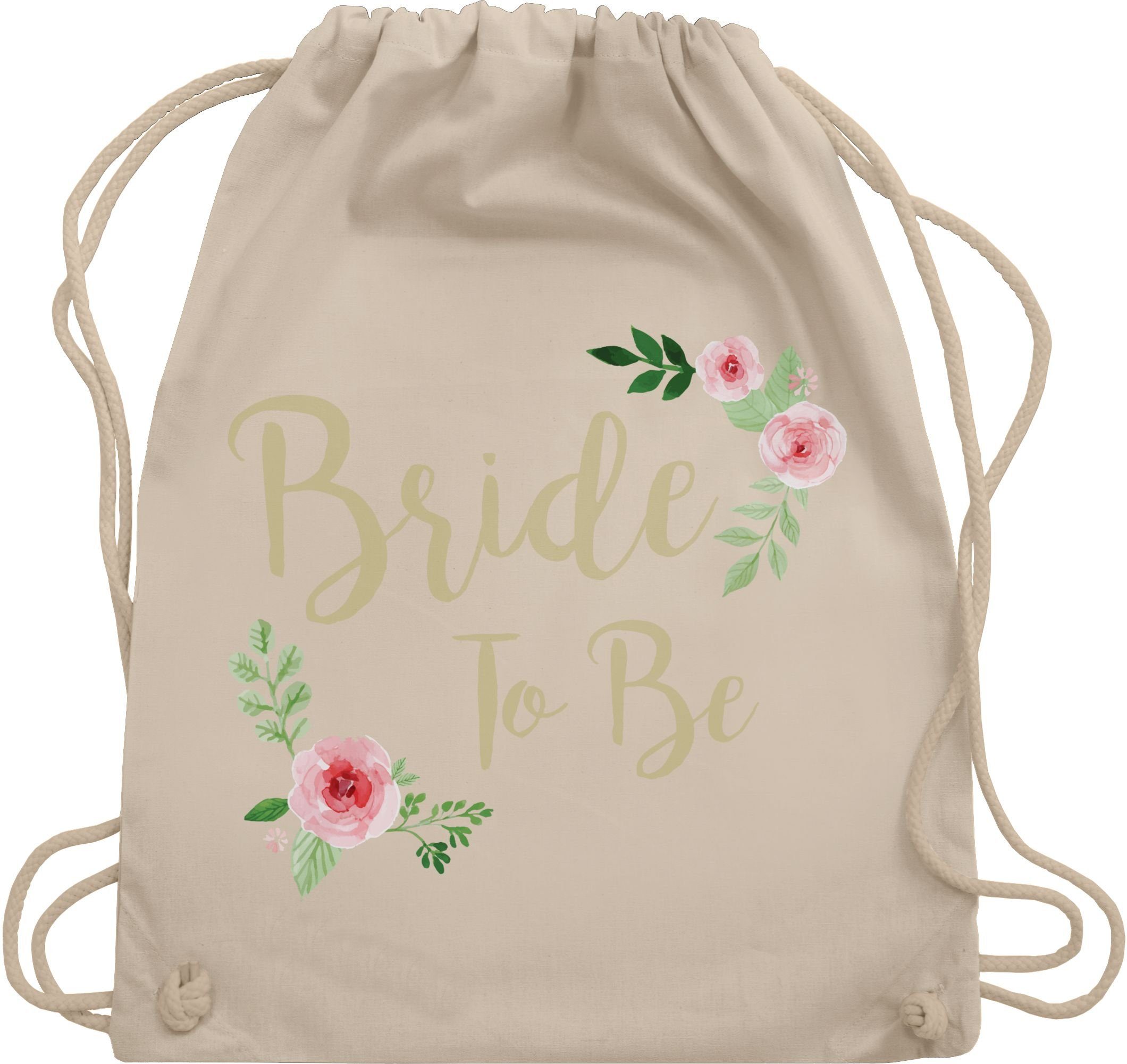 Shirtracer Turnbeutel Bride To Be, JGA Junggesellenabschied Frauen