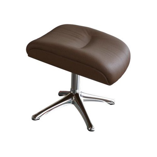FLEXLUX Fußhocker Fußhocker More, Beinstütze für Entspannung, Ergonomisch, Komfort, Scandi-stil, Robuster Alu Fuß, Pflegeleicht, Stoff oder Echtleder