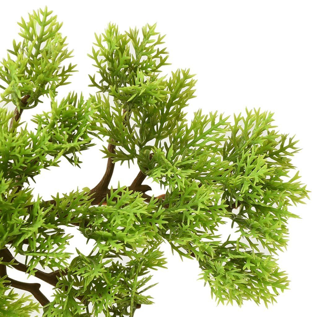 vidaXL, realistisch cm Künstlicher mit ec, 60 Zypresse Bonsai Künstliche cm Höhe Pflanze Topf Grün Zimmerpflanze 0