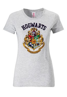 LOGOSHIRT T-Shirt Hogwarts Logo mit coolem Print