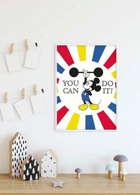 Komar Poster Mickey Mouse Do it, Disney (1 St), Kinderzimmer, Schlafzimmer, Wohnzimmer