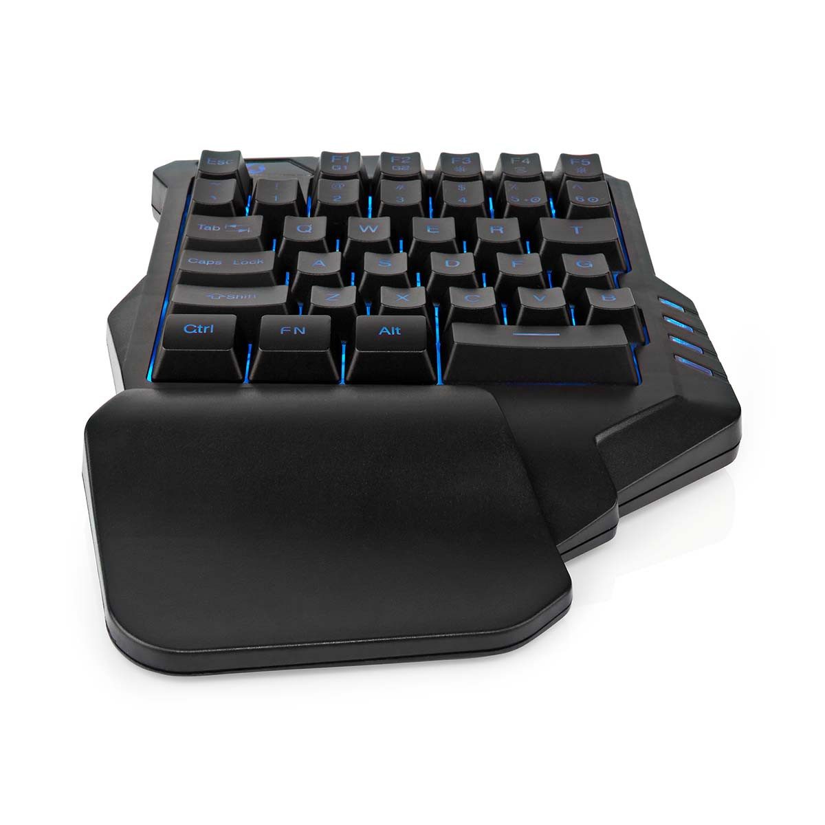 Nedis GKBDS110BK Gaming-Tastatur (USB, programmierbare Tasten, ergonomisches Design für Gaming)