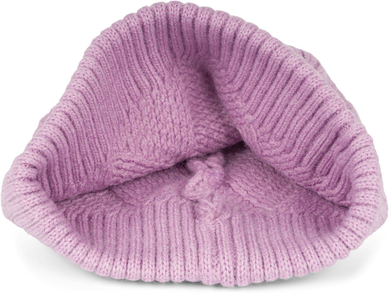 styleBREAKER Strickmütze Strickmütze mit Rauten Rippmuster günstig online kaufen