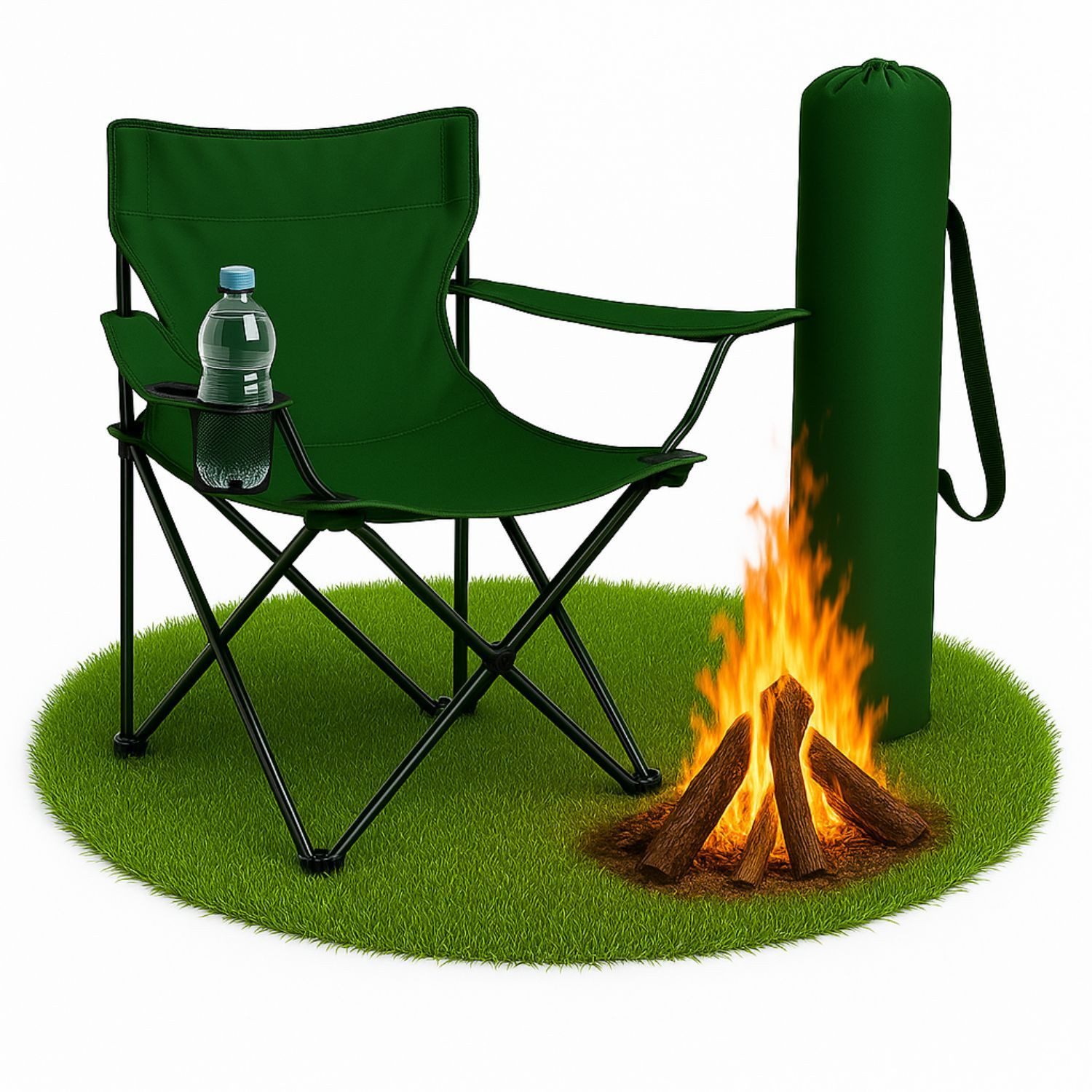 Coemo Gartenstuhl, faltbarer Campingstuhl Grün mit günstig online kaufen