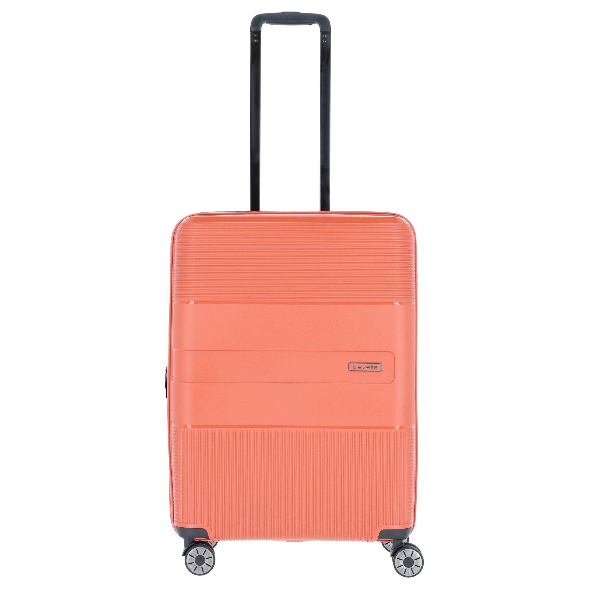 erw., terracotta Waal 65 4 M 4-Rollen-Trolley - travelite cm Rollen Trolley