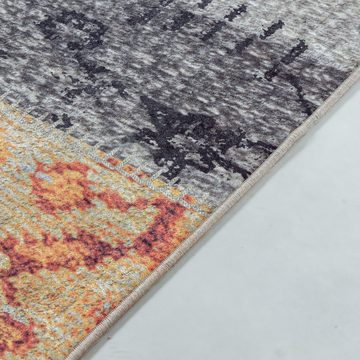 Teppich Patchwork Design, Teppium, Rechteckig, Höhe: 7 mm, Waschbarer Teppich Patchwork Design Rutschfest Teppich Wohnzimmer