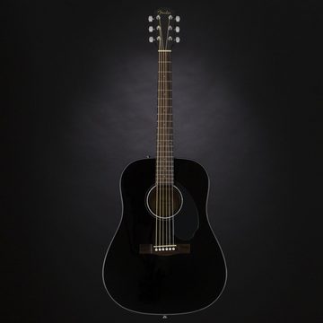 Fender Westerngitarre, CD-60S Black, CD-60S Black - Westerngitarre