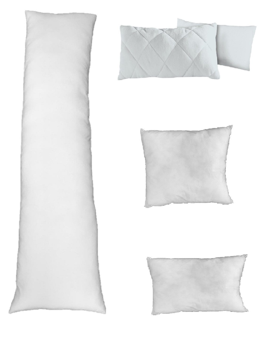 EXKLUSIV HEIMTEXTIL Kopfkissen Seitenschläferkissen Stillkissen Füllkissen Kopfkissen Polster, Rücken, Seite, Bauch