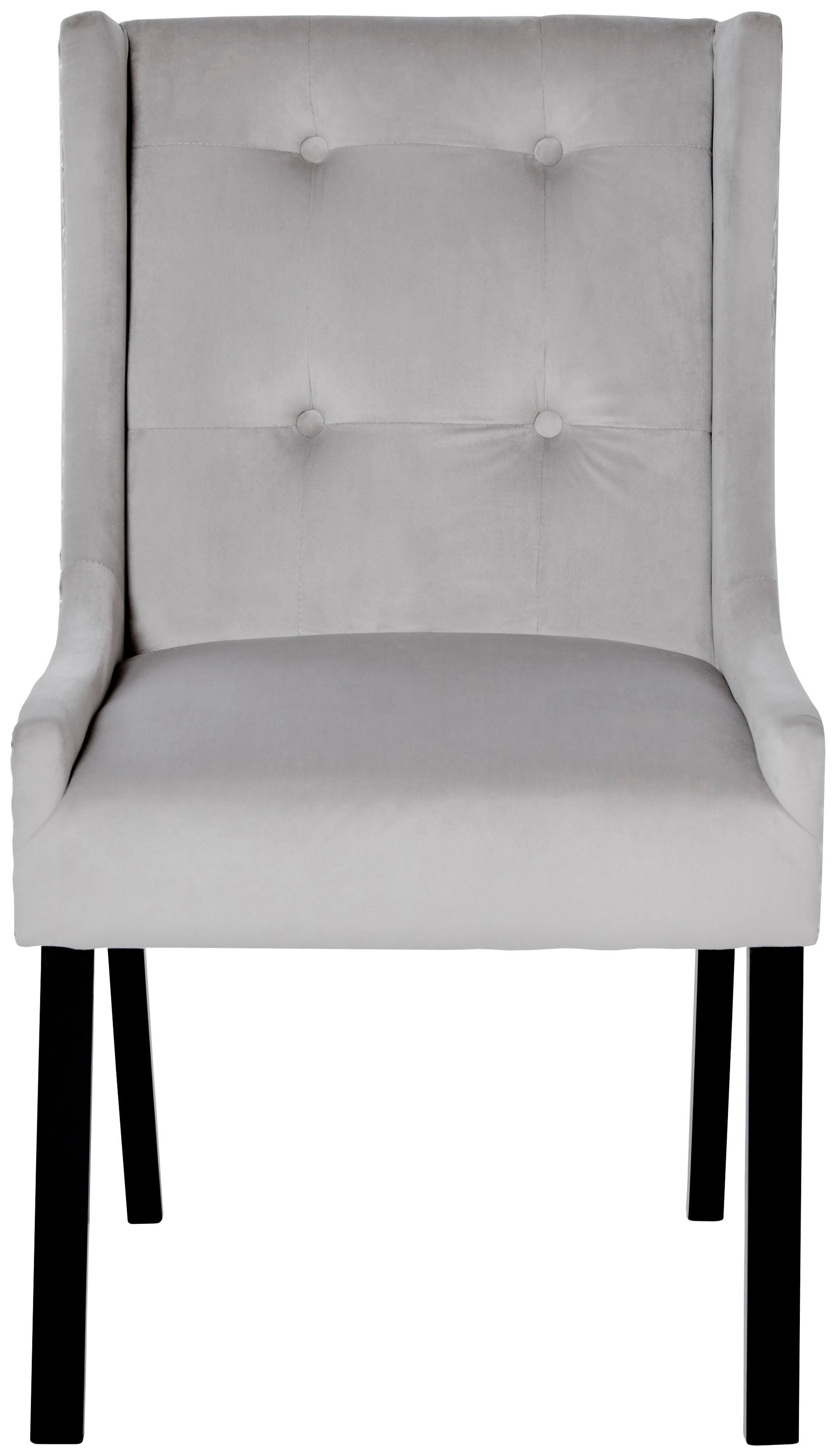 Jahnke Esszimmerstuhl SAVIK NORFOLK (1 St), Nieten-Optik mit edler Absteppung, Griff an Rückenlehne