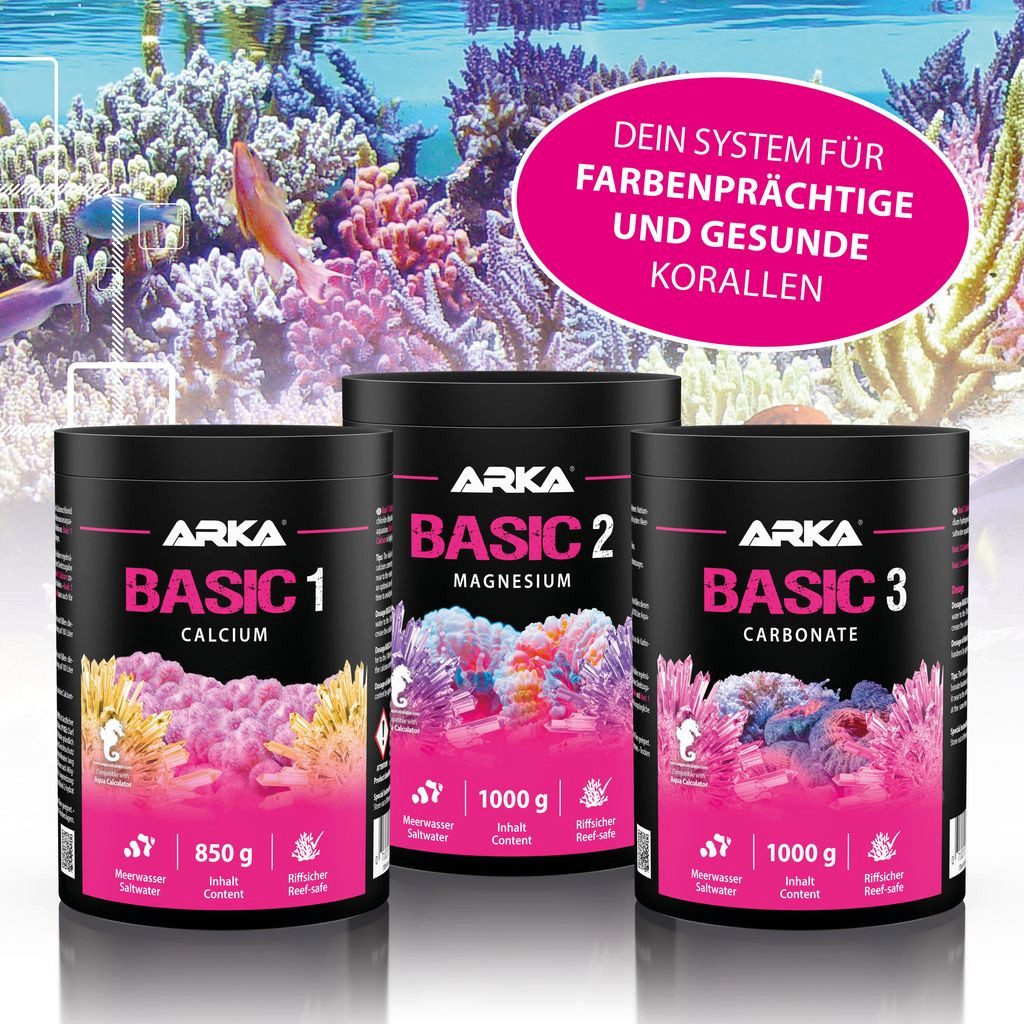 ARKA Biotechnologie GmbH Aquariendeko Microbe-Lift Basic 1 - Calcium für Meerwasserkorallen