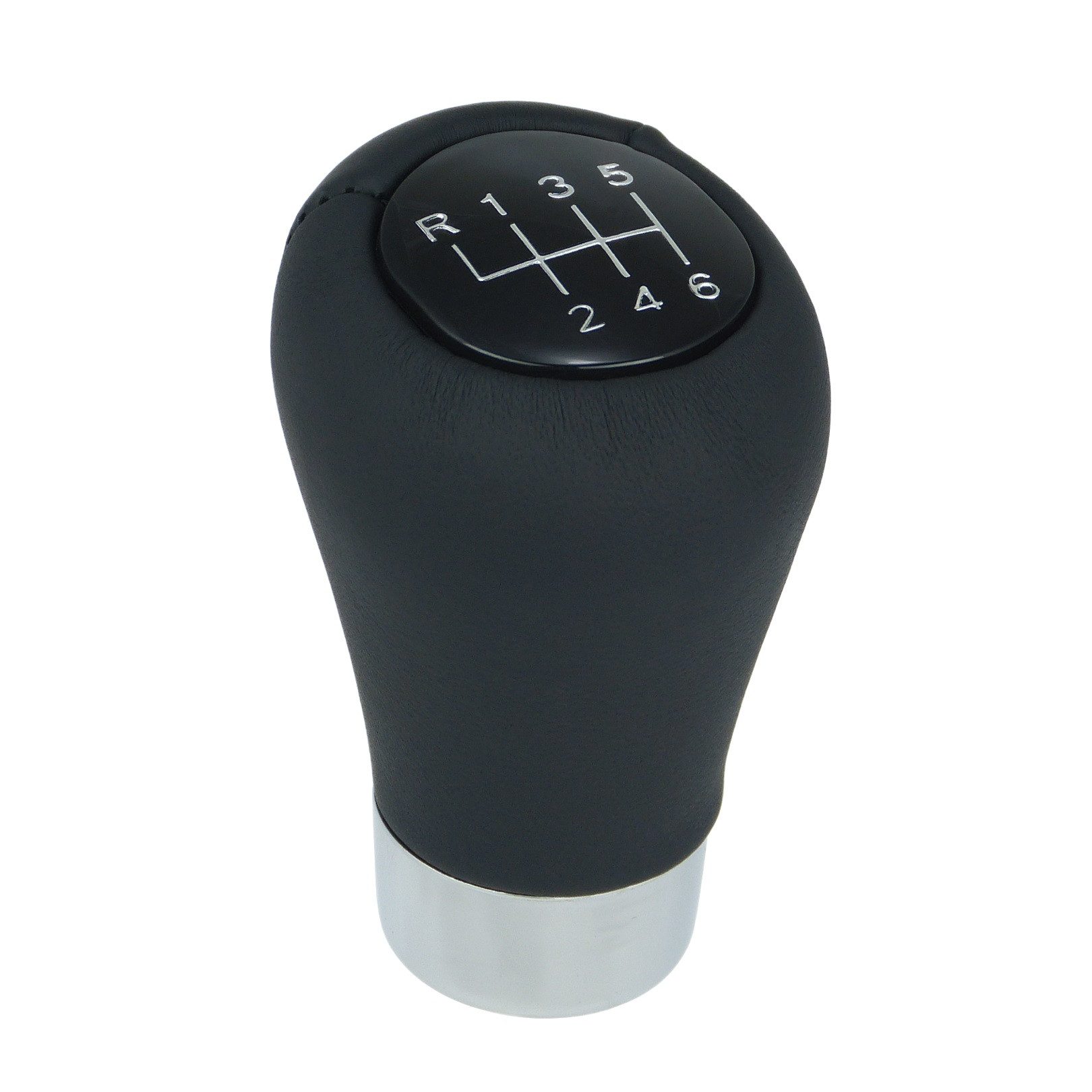 L & P Car Design Schalthebel Schaltknauf 6 Gang für BMW e36 e46 e90 e91 e92 e93 e39 e60 e61 e63 e64 (Set, 1 St., Schaltknauf + Einbauzubehör), Plug&Play Montage