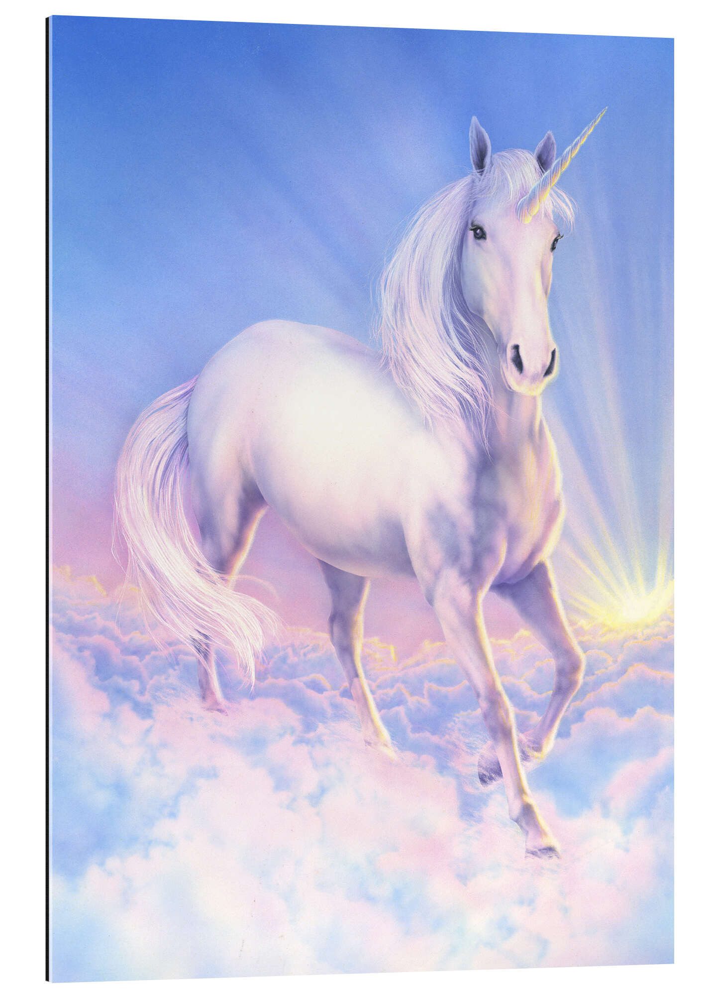 Posterlounge Wandbild Traumhaftes Einhorn, Andrew Farley, erhältlich als Poster, Leinwandbild, Wandsticker oder Acrylglasbild