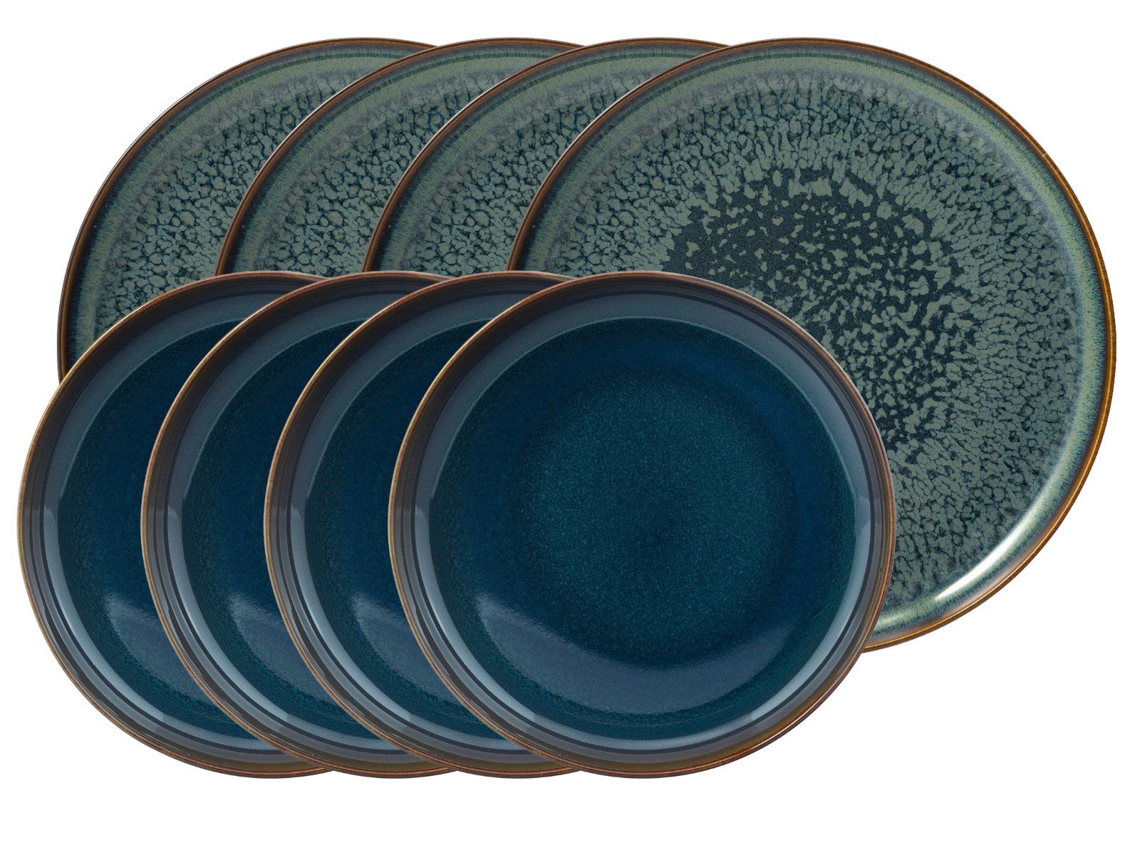 like. by Villeroy & Boch Tafelservice Crafted denim Tafelset 8tlg, Premium Porcelain