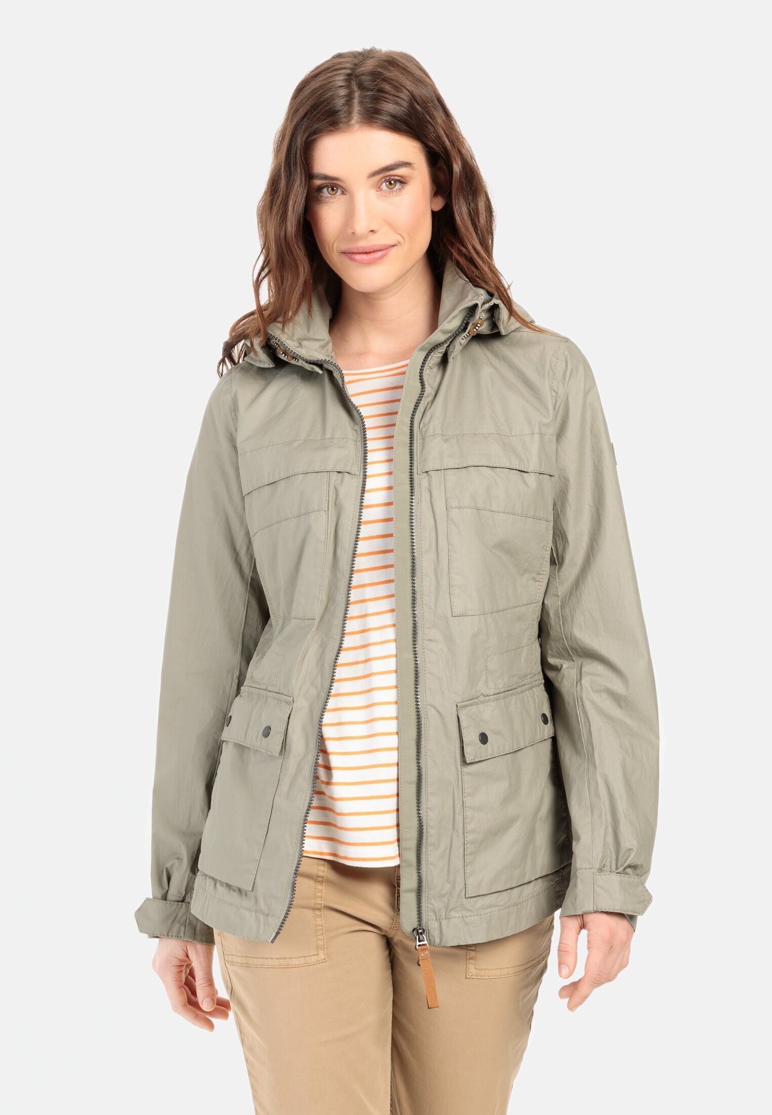 camel active Sommerjacke aus reiner Baumwolle günstig online kaufen