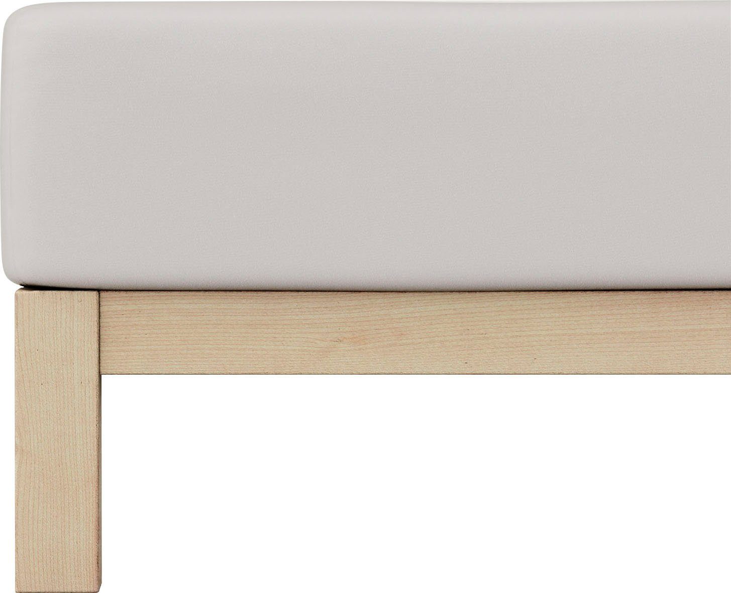 Schlafgut Spannbettlaken PURE Bio-Baumwolle mit Elasthan, günstig online kaufen