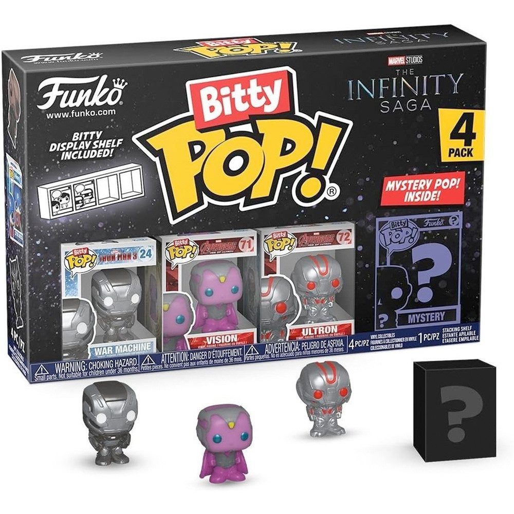 MARVEL Actionfigur Funko Bitty POP! Marvel 4er Pack, 3 cm