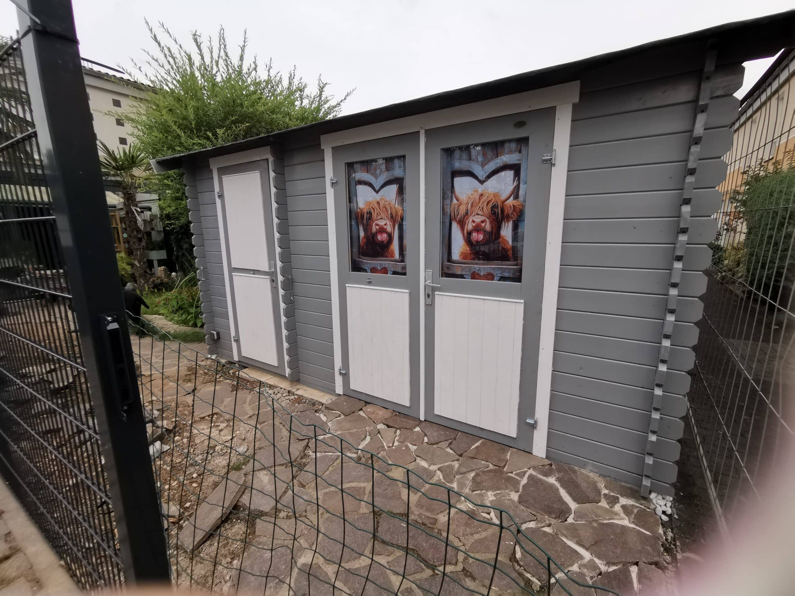 LASITA MAJA Gartenhaus Gartenhaus Blockbohlenhaus William 28 mm naturbelassen, BxT: 420x288.80 cm, 28 mm Wandstärke, Einzeltür