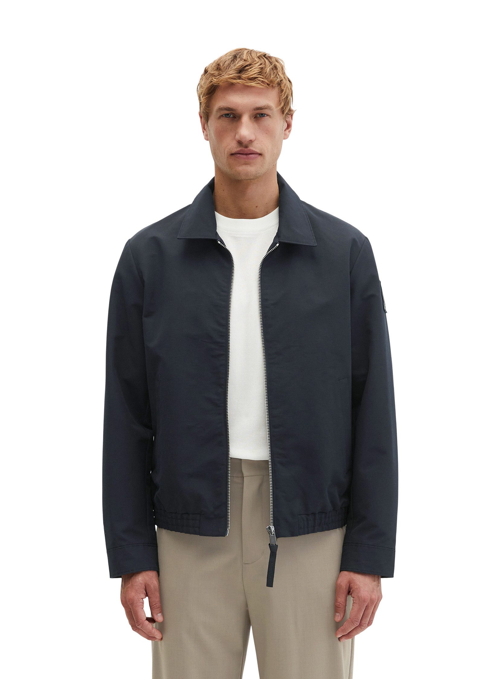 Marc O'Polo Outdoorjacke aus wasserabweisendem Bio-Baumwoll-Canvas