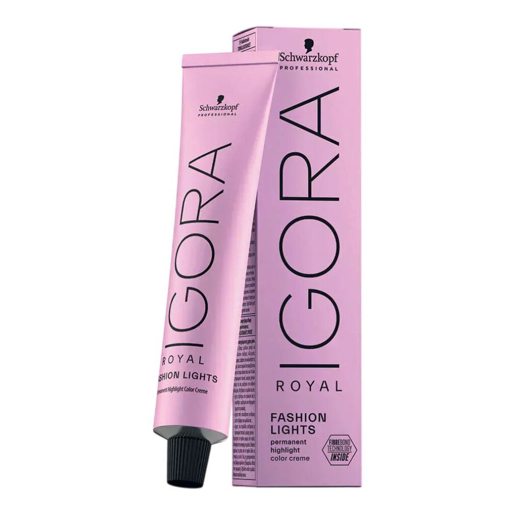Schwarzkopf Haarpflege-Set Professional, Igora Royal, permanente Haarfarbe, L-89 Rotviolett