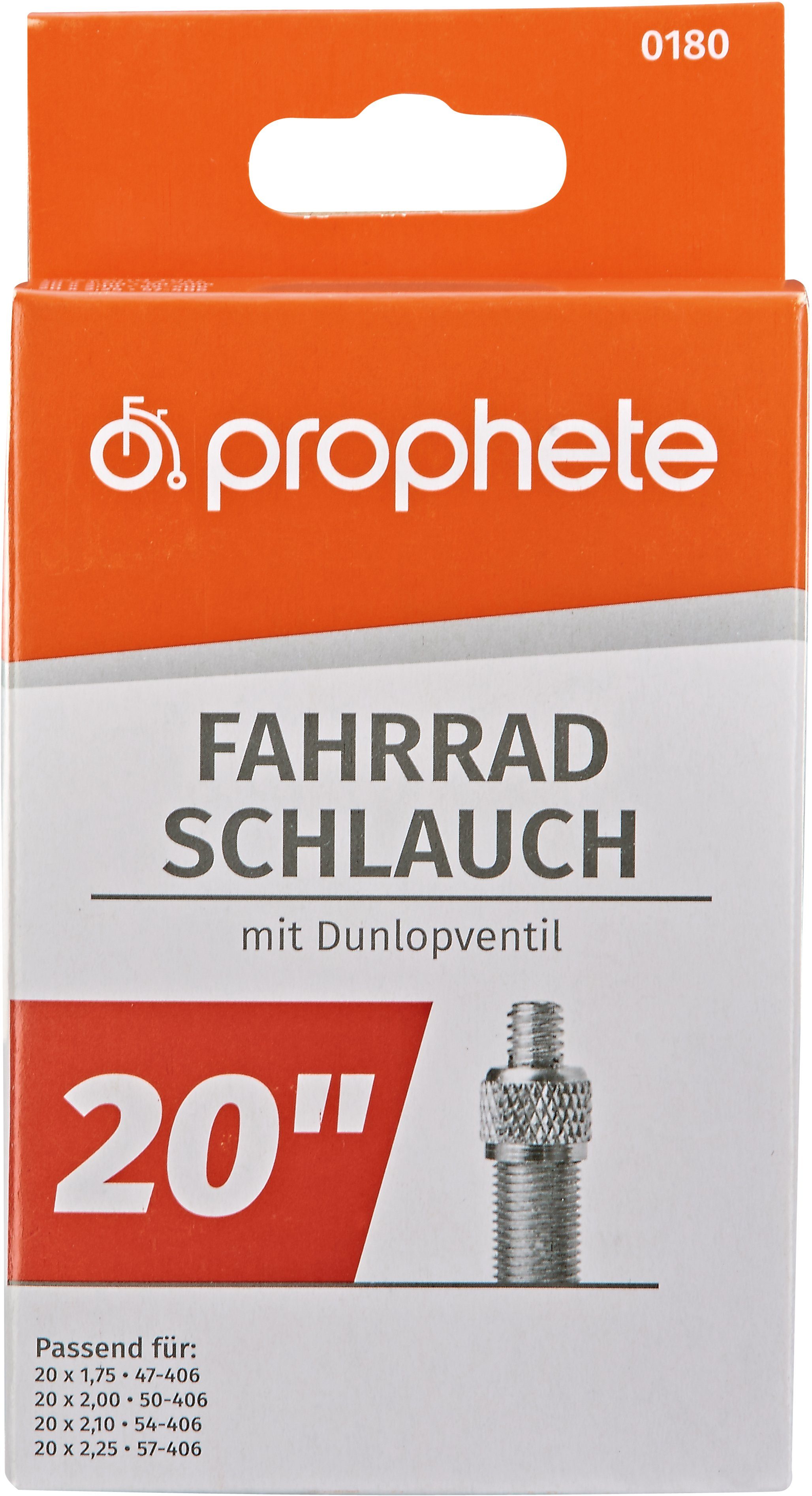 Prophete Fahrradschlauch Fahrradschlauch, 20 Zoll (50,80 cm)