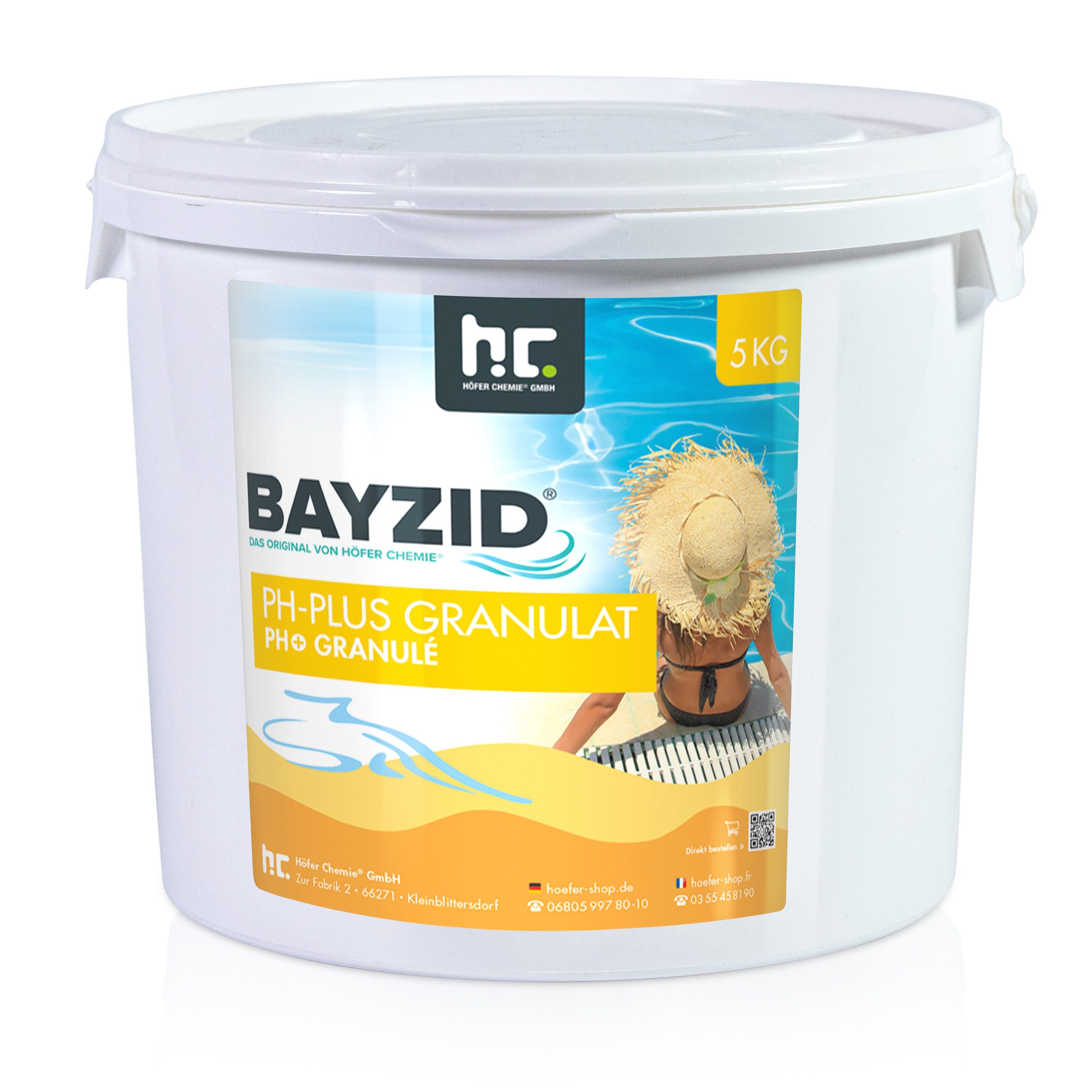 BAYZID Poolpflege 5 kg BAYZID® pH Plus Granulat für den Pool