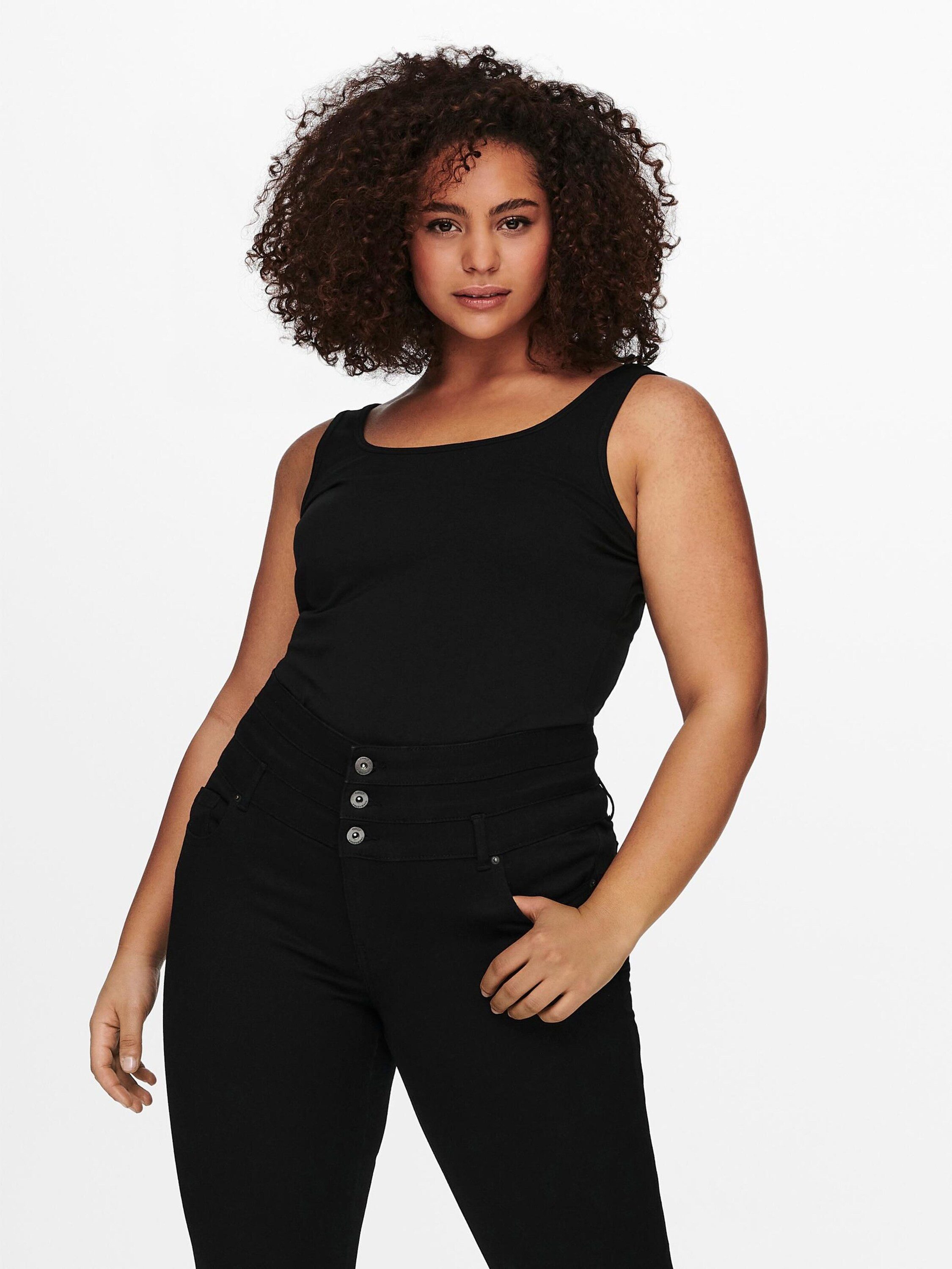 ONLY CARMAKOMA Shirttop Time (1-tlg) Plain/ohne Details