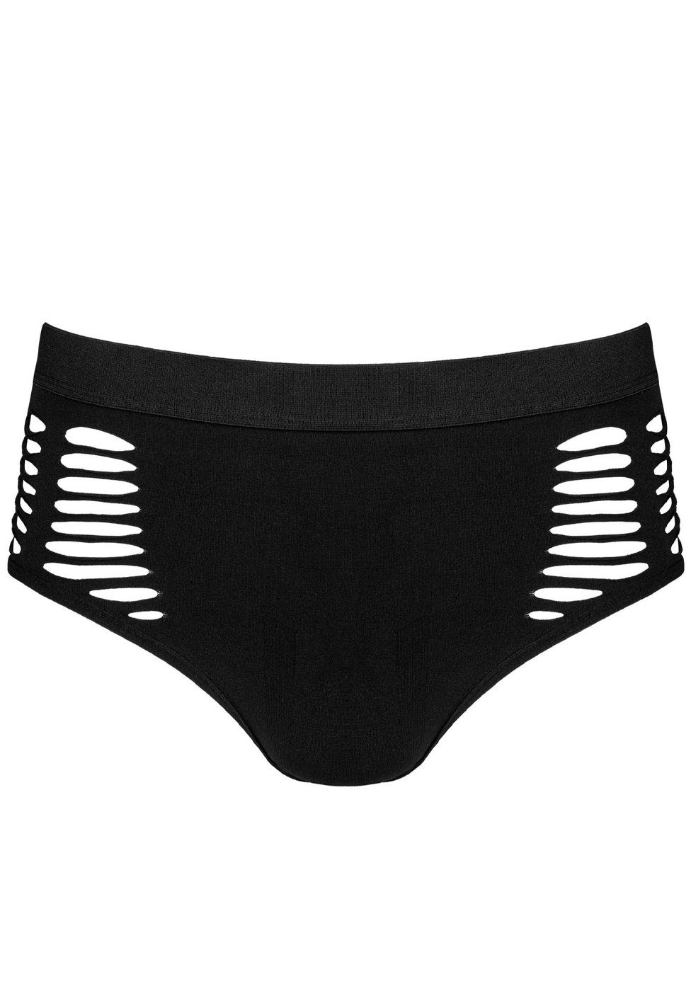Obsessive Slip Männer-Slip mit Cut-outs - schwarz (1-St) Netz