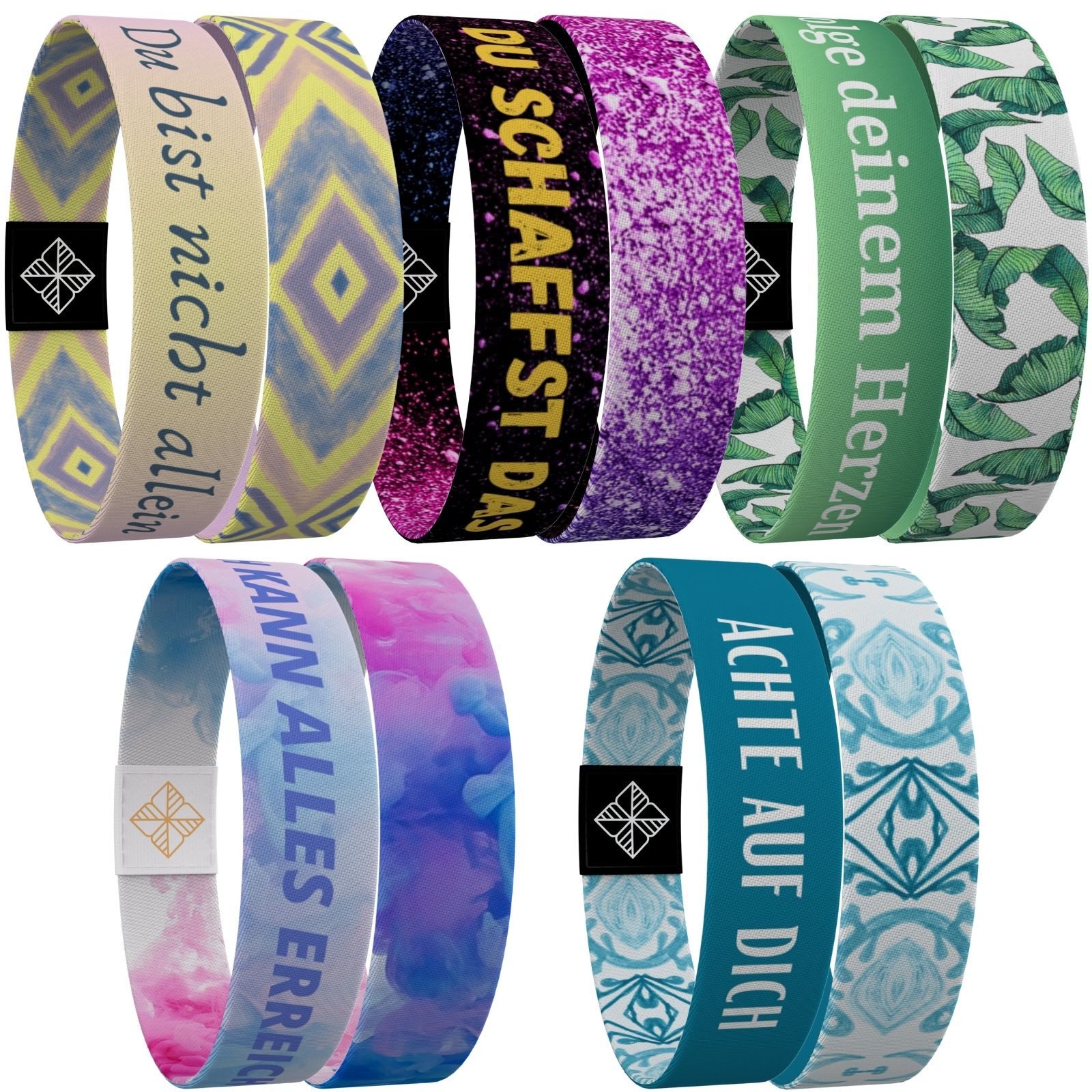 juma Armband - glaubensband - 5er Sets- Verschiedene Größen - Motivations-A günstig online kaufen