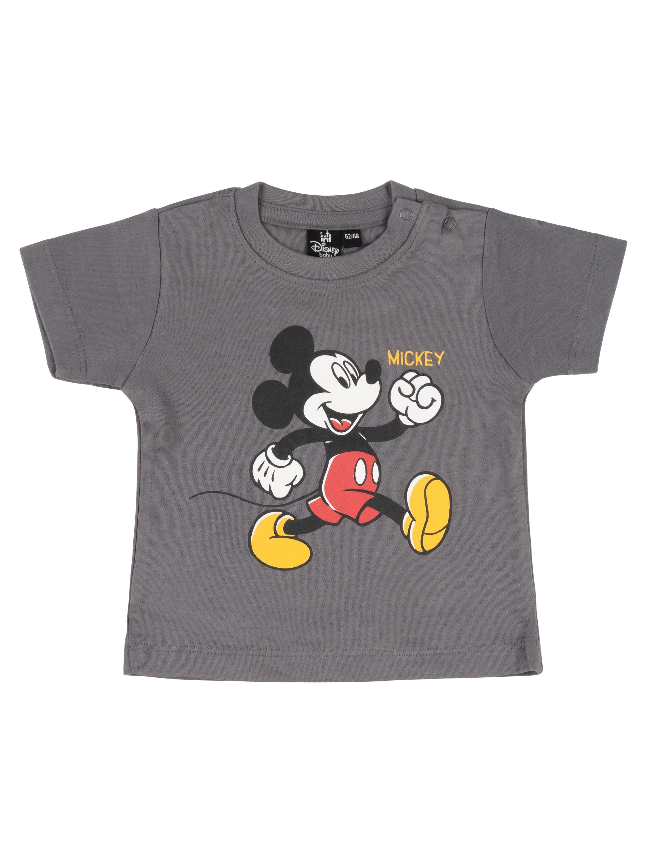 T-Shirt Disney Mickey Mouse Baby T-Shirt Shirt Kurzarm (2er Pack)