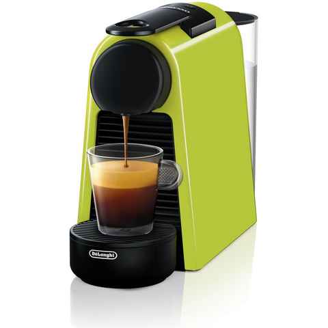 Nespresso Kapselmaschine Essenza Mini EN85.L von DeLonghi, Lime Green, inkl. Willkommenspaket mit 7 Kapseln
